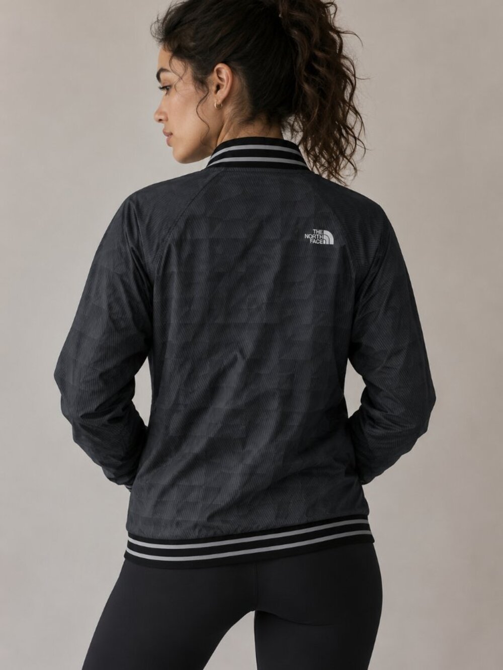 The North Face Rapida Moda Reflective Windbreaker Jacket Women's Size S Black - Picture 2 of 7
